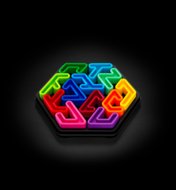 SMART GAMES spēle IQ Hexagon, SMA#314