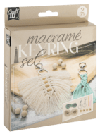 CRAFT ID radošais makramē komplekts – atslēgu piekariņi, CR1728/GE