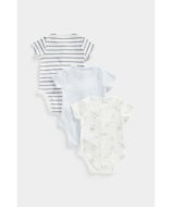 MOTHERCARE bodijs ar īsam piedurknēm, 3 gab., CB277