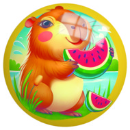 JOHN Capybara vinila bumba, 230 mm, 50166  