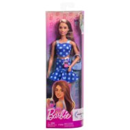 BARBIE Fashionistas lelle – Zilā punktiņkleita, HYT97
