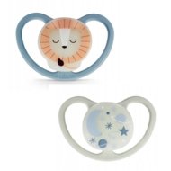 NUK māneklītis, silikona Space Night, 0-6m, 2 gab, SU97