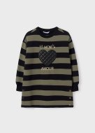 MAYORAL kleita ar garām piedurknēm 8C, moss, 7960-71