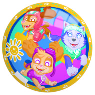 JOHN Paw Patrol bumba, 230 mm, 54952