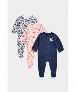 MOTHERCARE zīdaiņu kombinezons, 3 gab., CB353