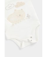 MOTHERCARE bodijs ar garām piedurknēm, bikses zīdaiņiem, bib, EB660