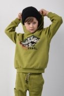 COCCODRILLO džemperis SPORTS BOY KIDS, zaļš, ZC5132301SBK-012-104, 104 cm