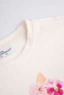 COCCODRILLO t-krekls ar garām piedurknēm, krēmkrāsa, WC6143103FGK-003-098