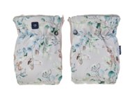 MILLI Divdaļīgas rokas uzmavas, plīša, sārts, 38x26 cm, 3-3-3-Z-M-102