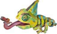MAKEBUG 3D papīra puzle Chameleon, MB-D-0050