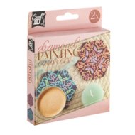 CRAFT ID radošais komplekts Diamond Painting Coaster, sešstūra forma, CR2073/GE