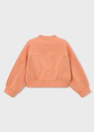 MAYORAL džemperis ar rāvējslēdzēju, peach, 3.456-35, 104  cm
