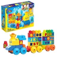 MEGA BLOKS FIRST BUILDERS komplekts Vilciens alfabēta apguvei, 50 gab., FWK22