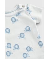 MOTHERCARE bodijs ar īsam piedurknēm, bikses, cepure, GF272