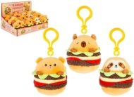 MOCHI POP plīša piekariņš Kawaii Burger, 10 cm, sortiments, 456393