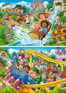 RAVENSBURGER PUZZLE puzle Atrakciju parks, 2x24 gab., 12004258 7