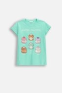 COCCODRILLO t-krekls ar īsam piedurknēm, zali, WC6143213LGD-031-134, 134 izmērs