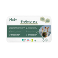 NATY autiņbiksītes BioEmbrace, 3 izmērs, 4-9 kg., 50 gab., 8000253