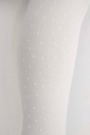 COCCODRILLO zeķubikses TIGHT MICROFIBRE COLORFUL, balts, cm