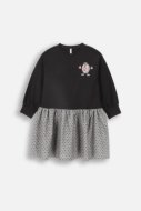 COCCODRILLO kleita CARTOONS GIRL KIDS, melna, ZC4129101CGK-021-122, 122 cm