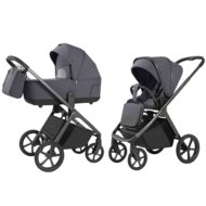 CARRELLO universāls ratiņi 2in1 VECTOR, Ultimate Grey , CRL-6551 