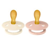 BIBS knupis “Color Symmetrical”, 2 gab., 6-18 m., Ivory/Blush, 2. izmērs