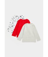 MOTHERCARE t-krekls ar garām piedurknēm, 3 gab., CB021