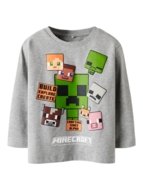 NAME IT MINECRAFT t-krekls, 13249602-6e6e6e 110 cm
