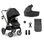 HAUCK universāls ratiņi COMFORT N CARE SET, Black, 165539