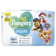 PAMPERS bērnu mitrās salvete HARMONIE AQUA PAW PATROL, 3x48 gab.