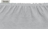 LIONELO palagu komplekts šūpulītim BAMBOO SHEET, 70x28 cm., 2 gab., White/Grey