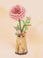 ROWOOD koka konstruktors Rozā dālija, TW131