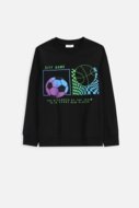 COCCODRILLO t-krekls EVERYDAY BOY A, melns, cm