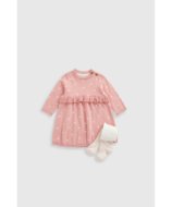 MOTHERCARE kleita ar garām piedurknēm un zeķubikses, IF353 86