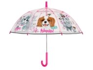 PERLETTI caurspīdīgs lietussargs ar mājdzīvniekiem 45/8, 15635