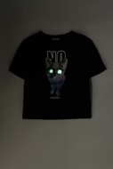COCCODRILLO t-krekls RAVE GIRL JUNIOR, melns, cm