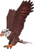 MAKEBUG 3D papīra puzle Bald Eagle, MB-D-0057