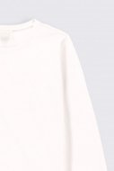 COCCODRILLO t-krekls ar garām piedurknēm BASIC GIRL, balts, 164 cm, ZC2143101BAG-001