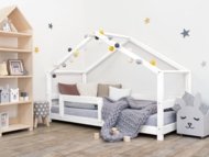 BENLEMI bērnu gulta-māja LUCKY, 80x160 cm., White, 7893/80X160-BIL