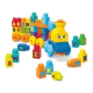 MEGA BLOKS FIRST BUILDERS komplekts Vilciens alfabēta apguvei, 50 gab., FWK22