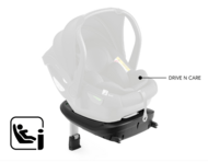 HAUCK autokrēsliņa pamatne DRIVE N CARE, Black, 614372