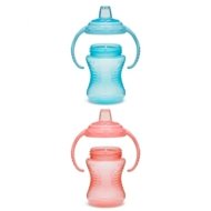 MUNCHKIN mācību pudele ar rokturiem un mīkstu izsmidzinātāju, Gentle Transition, zils, 90460, 118 ml