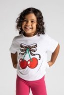 MOKIDA t-krekls MOKIDA COLLECTION GIRL, balti, ZM5143202MCG-001-104, 104 cm