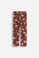 COCCODRILLO leggingi CRAFT PUNK GIRL KIDS, brūns, ZC5122102CGK-018-104, 104 cm