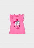 MAYORAL kleita ar īsam piedurknēm 4G, camellia, 80 cm, 1934-41