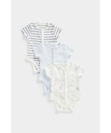 MOTHERCARE bodijs ar īsam piedurknēm, 3 gab., CB277