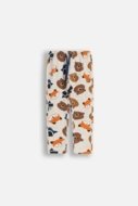 COCCODRILLO legingi FOREST FRIENDS BOY NEWBORN, pelēks, ZC5122102FBN-019-086, 86 cm