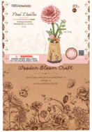 ROWOOD koka konstruktors Rozā dālija, TW131