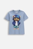 COCCODRILLO t-krekls ar īsam piedurknēm, zili, WC6143213VBA-014-104, 104 cm