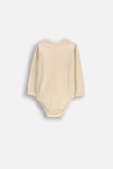 COCCODRILLO smilškrāsas krekls ar garām piedurknēm SAGE TIME BOY NEWBORN, krēmveida, WC5112601SBN-002-074, 74 cm